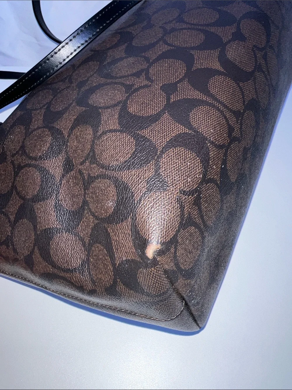 Coach 2020 Zip Top Tote Signature Canvas